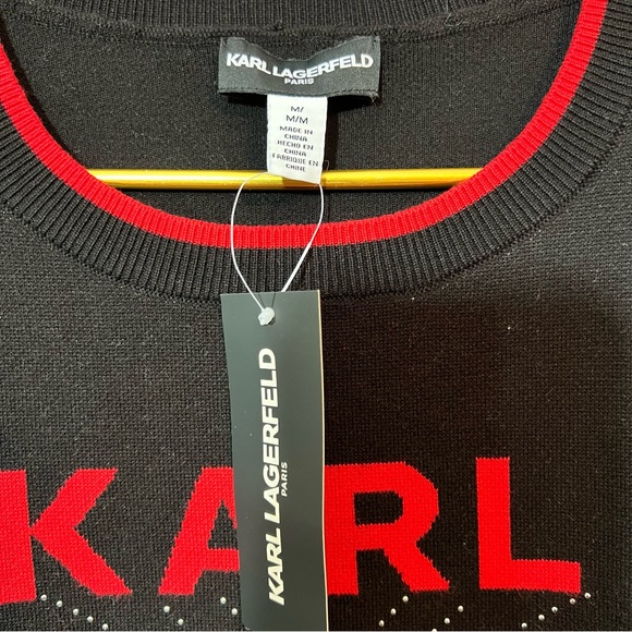 Karl Lagerfeld Black Sweater - Picture 3 of 4